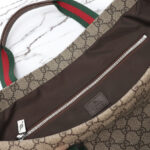 Gucci GG Tender Medium Tote Bag 763287 Dark Coffee